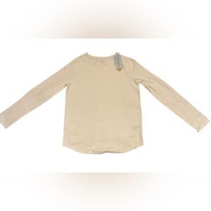 Cat & Jack Cream Long Sleeve Tee